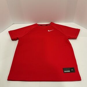 Nike Baseball Youth Jersey Red Short Sleeve Athletic Team Top Kids M NWT